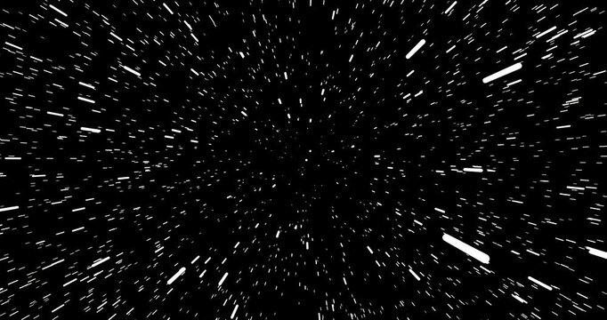 Space travel, stars, animation of stars, hyper jump, space jump, stars footage, space background.