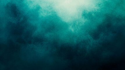 Obraz premium A teal and green blue gradient background with subtle texture and soft transitions symbolizes calm depth and introspection creating a soothing visual for digital and creative use modern and elegant