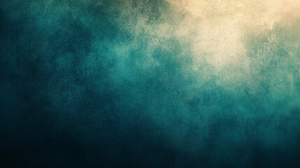 Fototapeta premium A teal and green blue gradient background with subtle texture and soft transitions symbolizes calm depth and introspection creating a soothing visual for digital and creative use modern and elegant