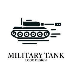 Obraz premium Military Tank Vector Logo Design
