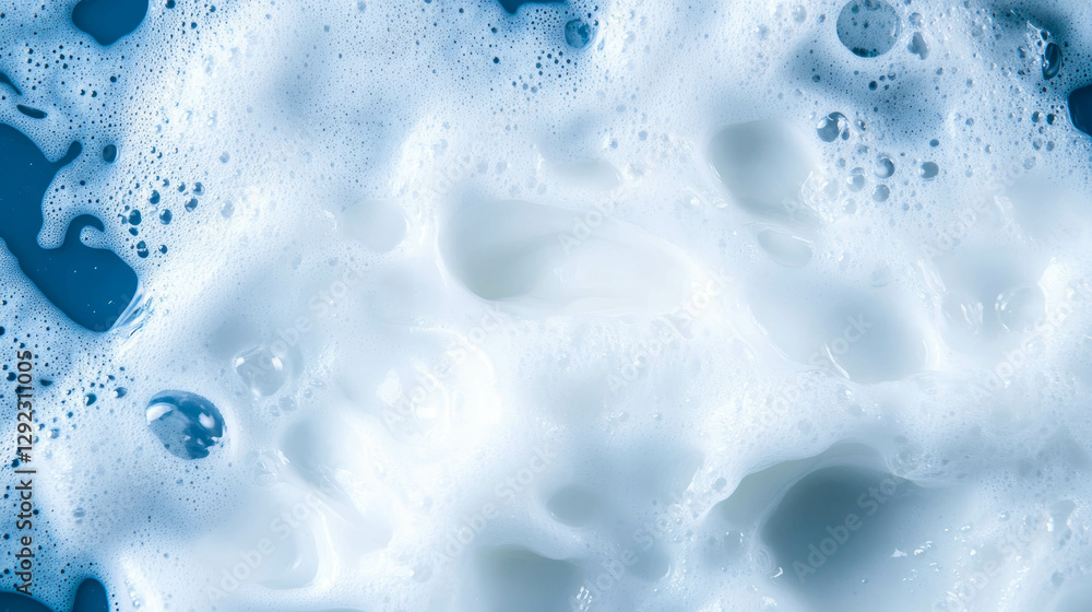 Poster abstract foam texture on dark surface for creative design projects