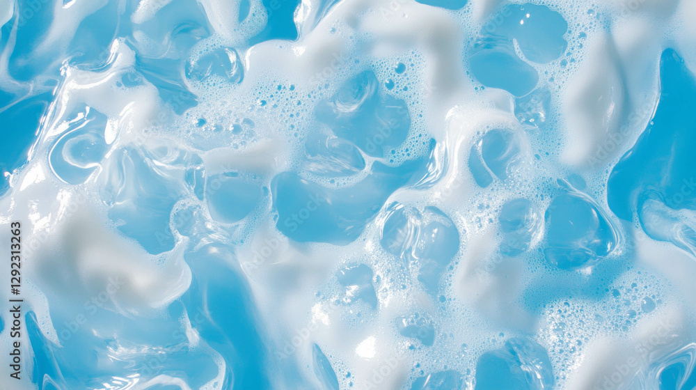 Poster abstract foam and ice texture for creative design and background uses