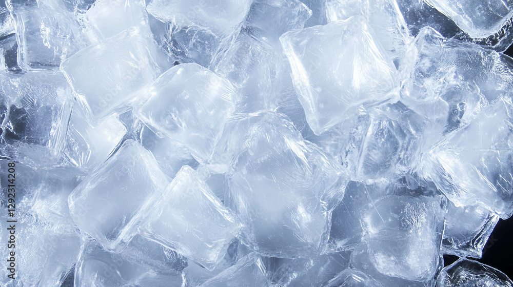 Poster frosted ice texture background for cool design projects