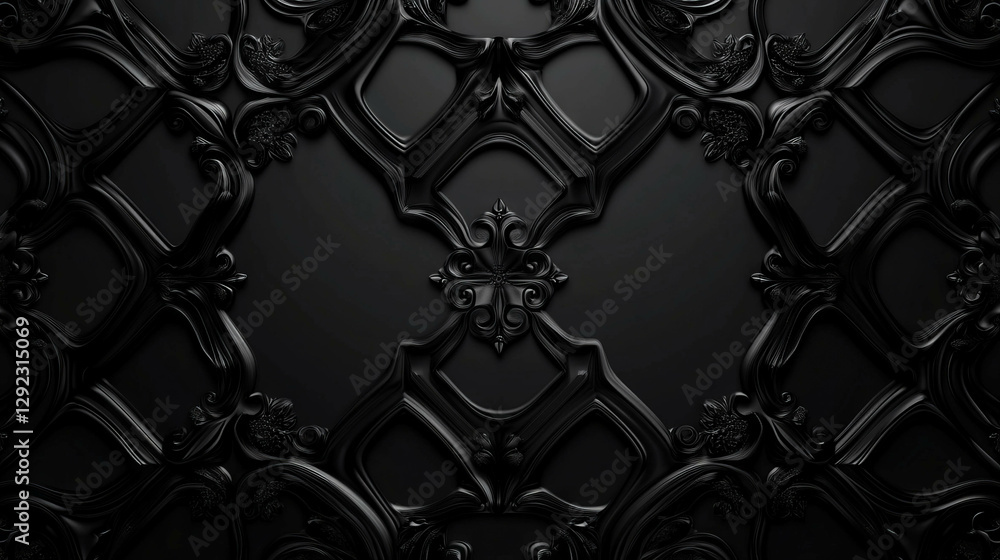Aufkleber abstract geometric fractal patterns for modern design backgrounds