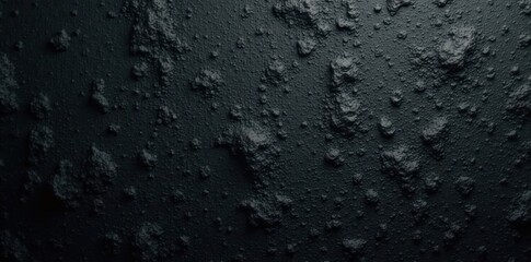 Obraz premium Black, heavily textured backdrop; uneven, matte surface, depth, fabric