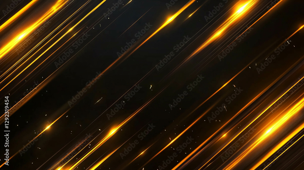 Poster abstract gold light background with geometric patterns for modern design