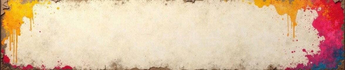 Obraz premium Blank billboard, peeling paint, smeared ink stains, background, billboard