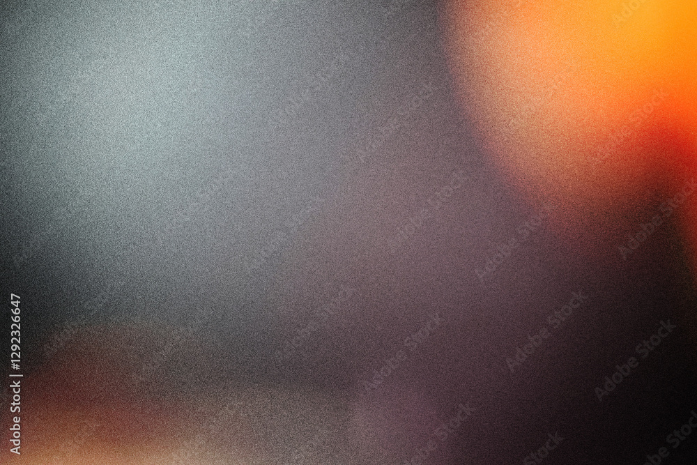 Poster a fiery red and yellow gradient backdrop with blurred and grainy noise effects. good for bold graphi