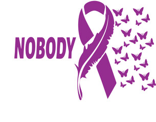 Pancreatic cancer ribbon, purple ribbon, Pancreatic cancer awareness ribbon Pancreatic, In This Family Nobody Fights Alone, purple ribbon, ribbon Pancreatic, Pancreatic, cancer awareness, Pancreatic c