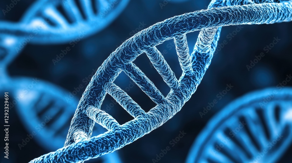 Poster exploring dna structure and function laboratory setting scientific visualization close-up molecular 