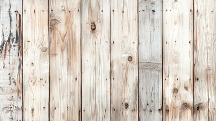 Naklejka premium A close-up of a rustic wooden plank wall with natural textures and patterns.