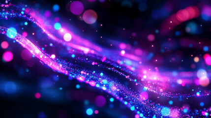 Obraz premium Colorful holographic bubble background with vibrant lights for creative designs and abstract art