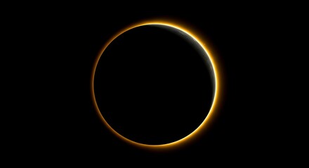 Annular Solar Eclipse: Celestial Ring of Golden Light