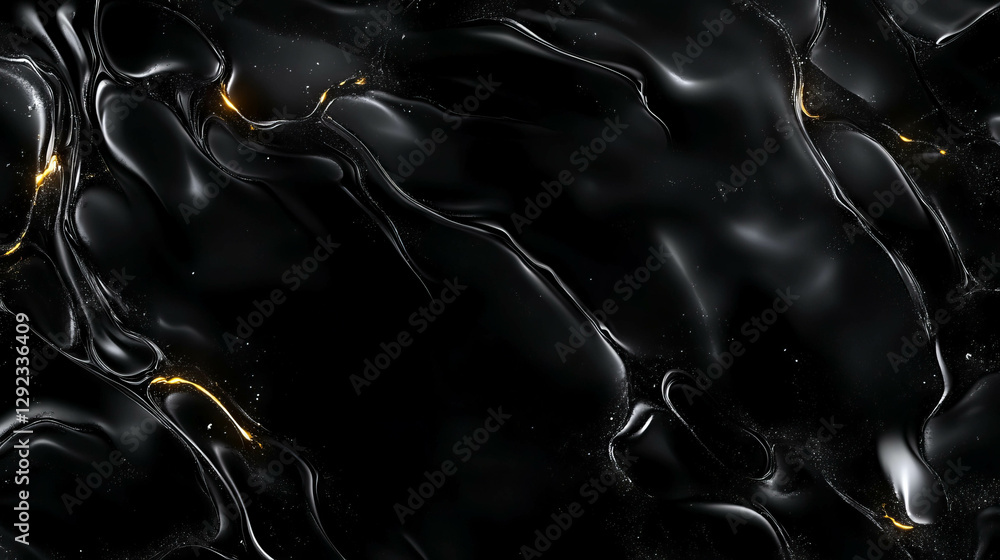 Aufkleber abstract ink splatters and flowing patterns for creative design