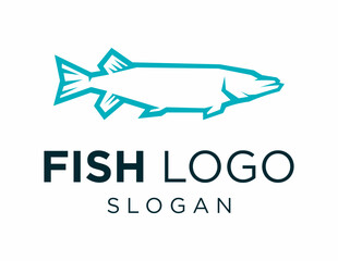 Logo design about Fish on a white background. created using the CorelDraw application.