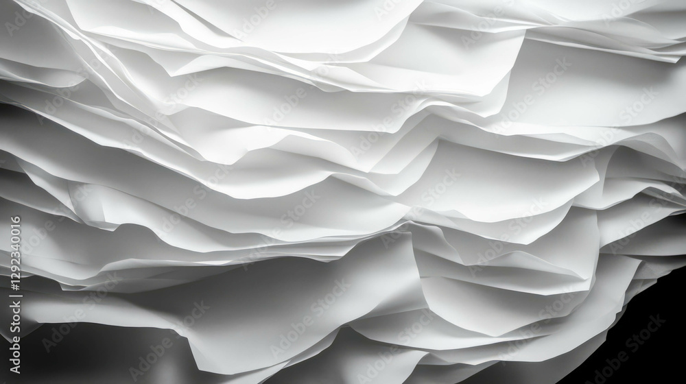 Poster abstract layered paper background with subtle depth for design projects