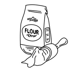 Cooking Related Vector Line