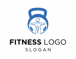 Logo design about Fitness on a white background. created using the CorelDraw application.