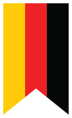 Vertical Bunting Germany Flag Europe Country
