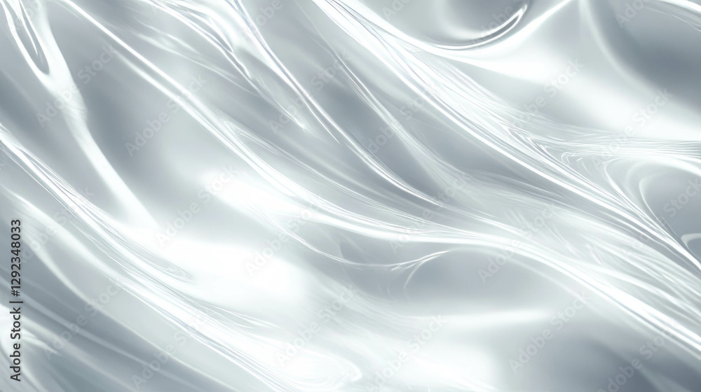 Aufkleber monochrome light waves with subtle halation effect for abstract design
