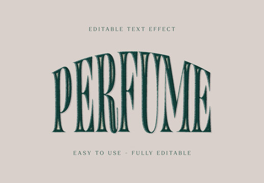 Beige Green Classic Engraved Nostalgic Elegant Text Effect