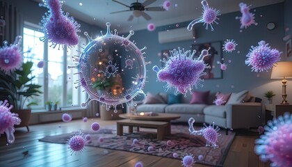 Invisible Threats: Airborne Viruses in Home