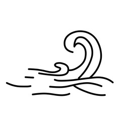 Obraz premium oriental wave illustration