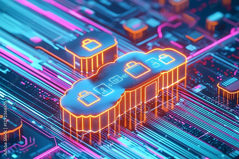 Poster electronic circuit board with processor