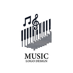 Music Vector Logo Design