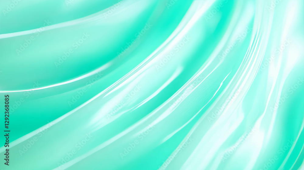 Poster pastel mint abstract background for elegant and calm atmosphere in design projects