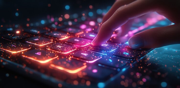 Futuristic Keyboard Interface for Hyper Personalization in Marketing and Business Solutions