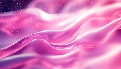 Obraz premium Abstract Pink and Purple Wave Background with Glowing Texture