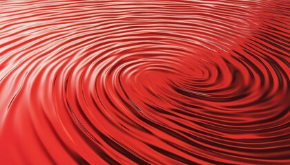 Abstract Red Swirling Liquid Texture Background
