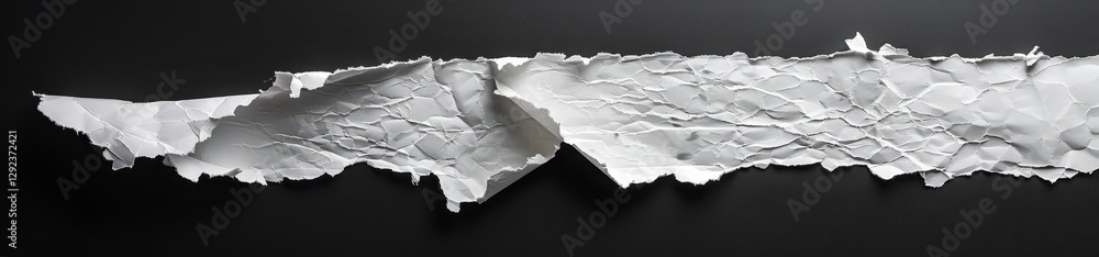Poster Abstract White and Gray Textured Background with Crumpled Paper Effect