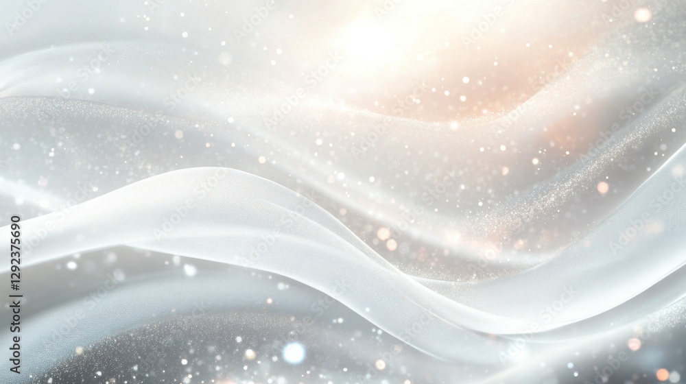 Poster creating a bright and clean abstract white background for graphic design projects