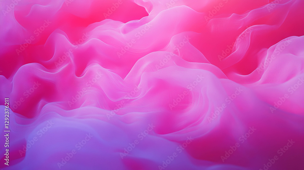 Poster elegant flow of pink light waves creating organic patterns for modern design
