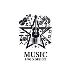Music Vector Logo Design