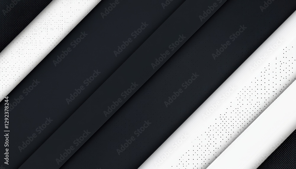 Poster abstract black and white diagonal lines background
