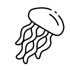 Sea inhabitants icons