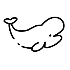 Sea inhabitants icons