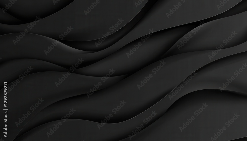 Poster abstract black wave background texture