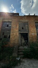 old abandoned building