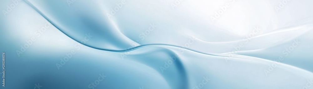 Poster abstract blue fabric texture background with smooth waves and subtle curves