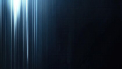 Obraz premium Abstract Blue Light Rays on Dark Background
