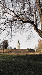 church in the park in Belgrade 