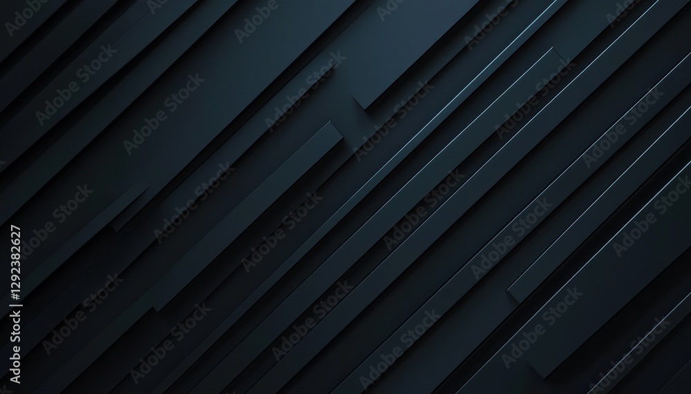 Poster Abstract Dark Geometric Pattern with Diagonal Lines and Shapes