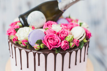 A cake as a birthday present