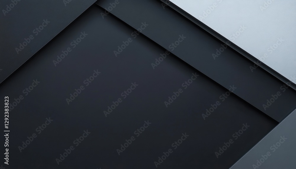 Aufkleber abstract geometric background with dark gray and black shapes