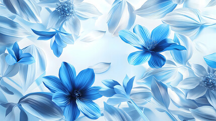 Seamless Floral Pattern with Solar Panels and Flowers Illustration for Spring and Summer Decor