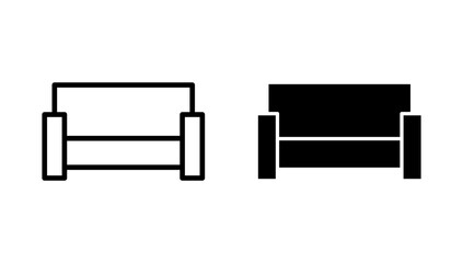 Sofa icon vector. sofa sign and symbol. furniture icon